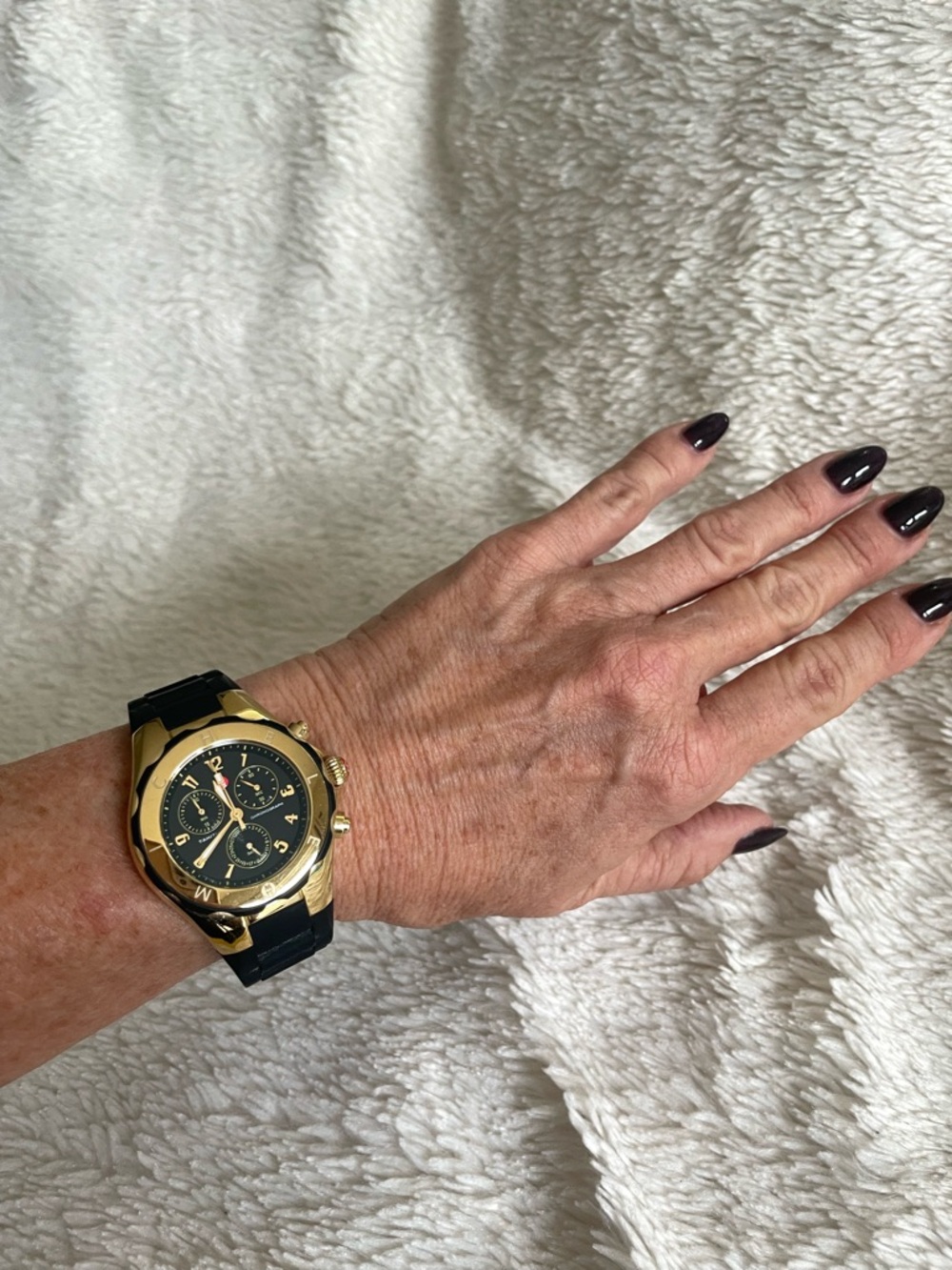 Michele Tahitian Jelly Bean 
Gold-Tone Chronograph Watch - Picture 4 of 12